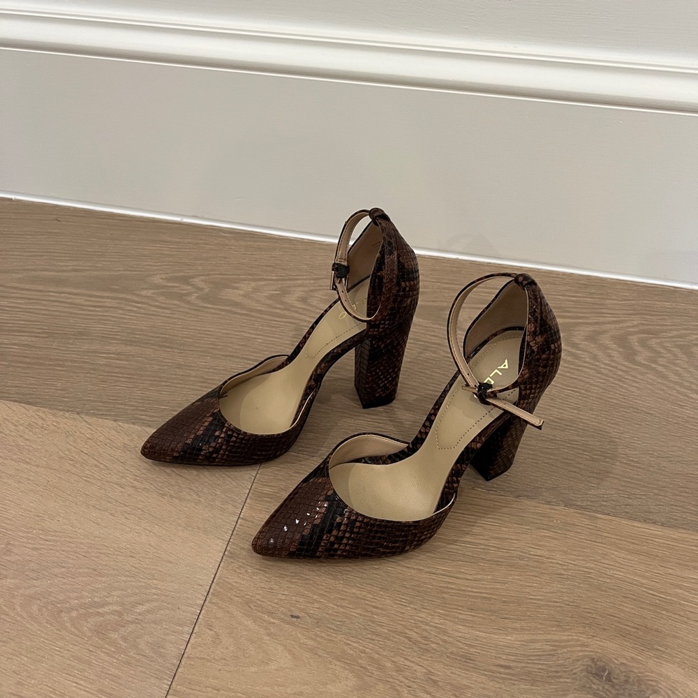 ALDO Snakeskin Heels